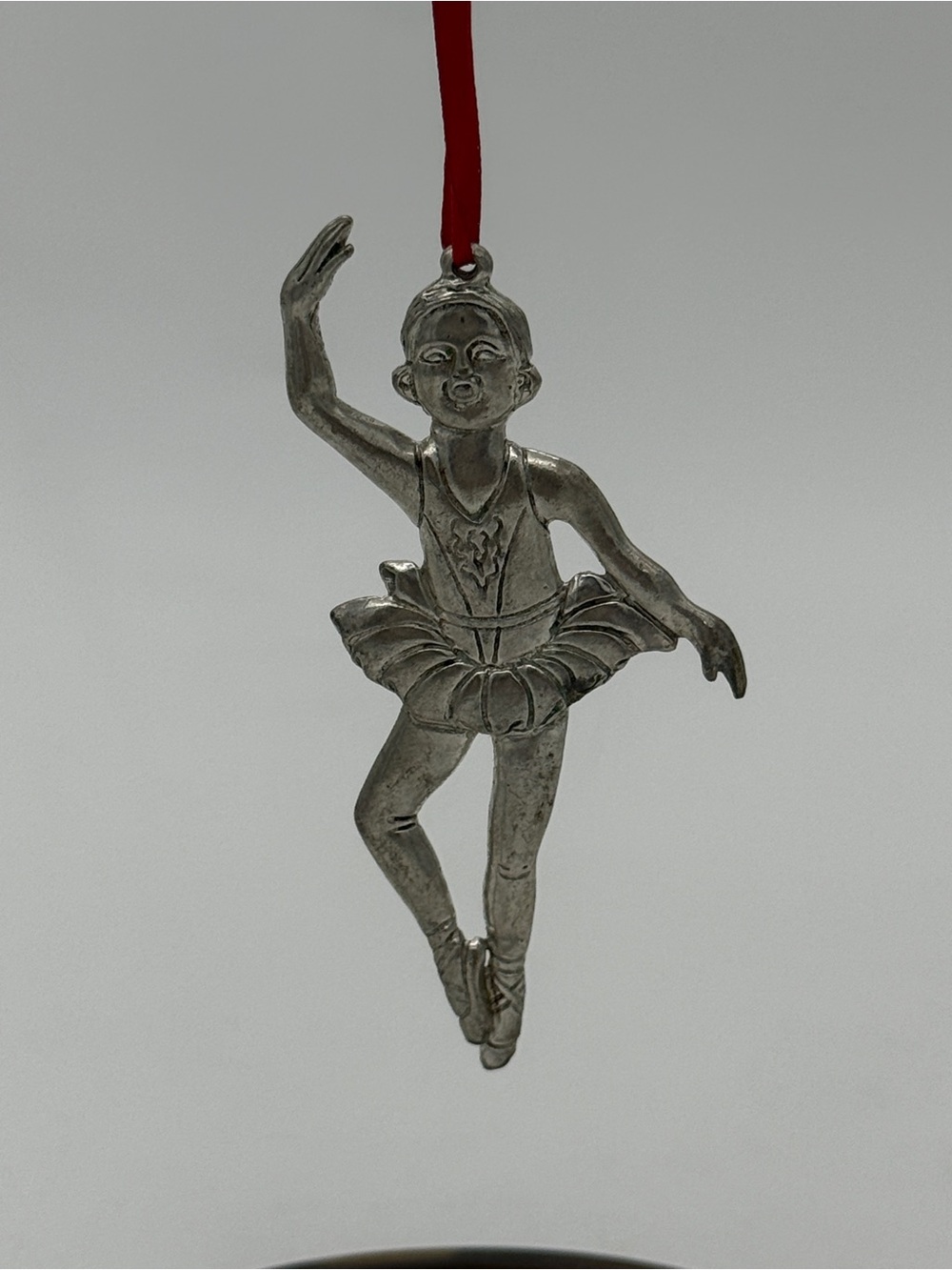 Vintage House Of Morgan Pewter Ballerina Decorative Ornament